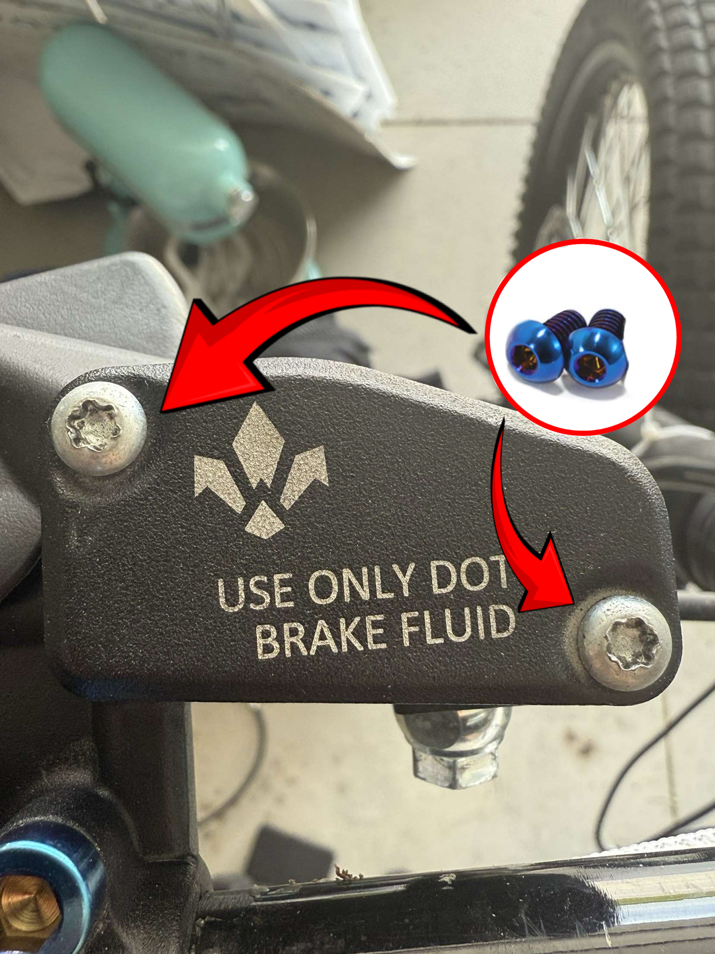 Formula Titanium Resivour Bolts